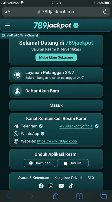 Halaman Resmi 789jackpot untuk Pengguna Android