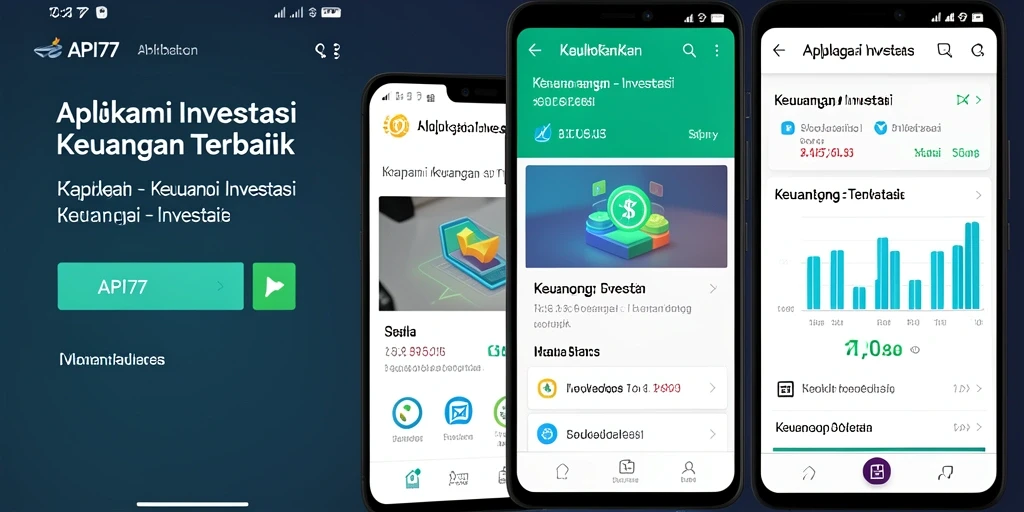 Tampilan antarmuka aplikasi API77 yang modern dan ramah pengguna.