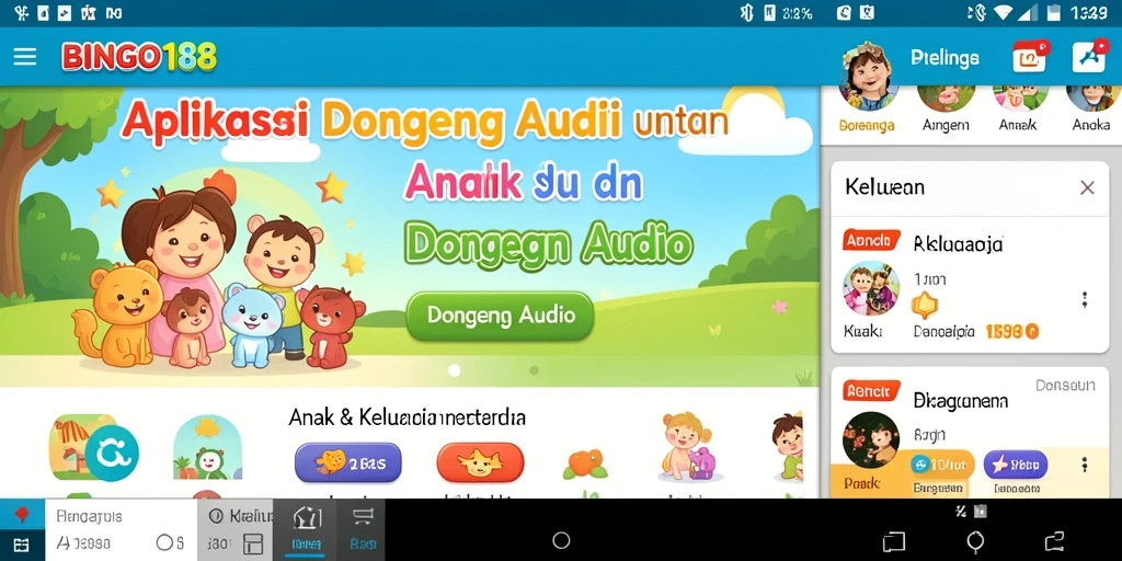 Antarmuka pengguna BINGO188 dengan cerita dongeng yang menarik.