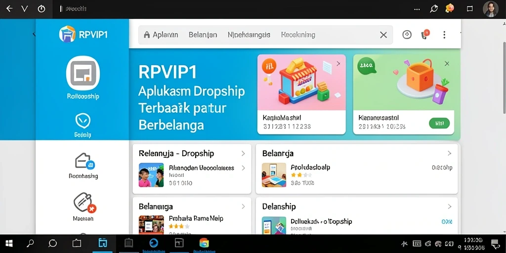 Antarmuka RPVIP1 yang sederhana dan efektif untuk Dropship.