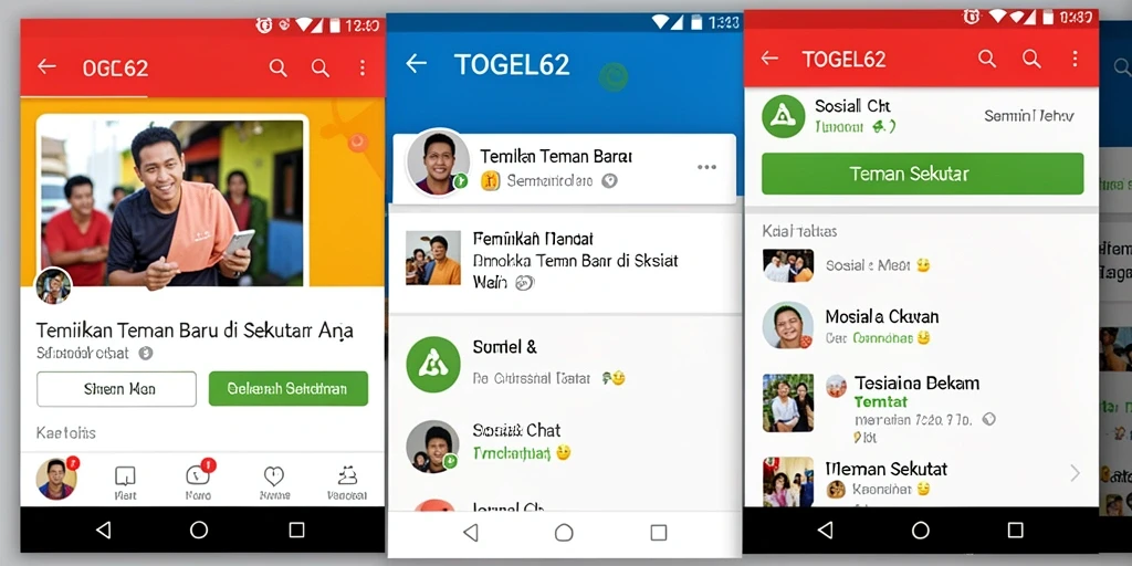 Tampilan antarmuka intuitif TOGEL62 yang memudahkan pencarian teman.