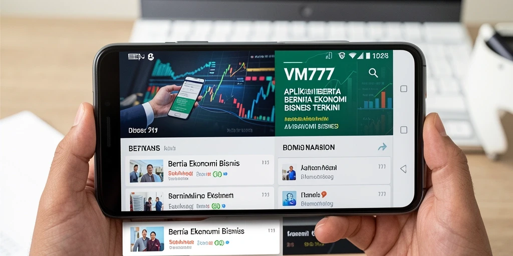 Antarmuka VM777 yang informatif dan mudah digunakan.